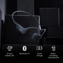 Shokz OpenRun USB-C open-ear, bone conduction hörlurar