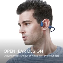 Shokz OpenRun USB-C open-ear, bone conduction hörlurar