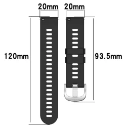 Silikonarmband för Garmin 20 mm
