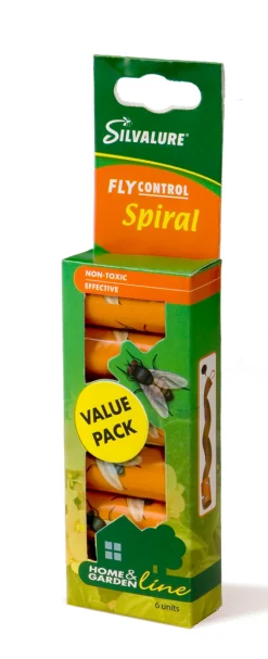 Silvalure flugfälla spiral, 6-pack