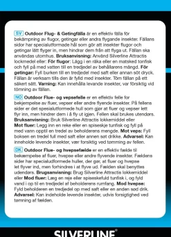 Silverline flugfälla och getingfälla, utomhus