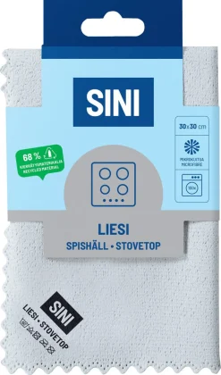 Sini mikrofiberduk för spishäll 30 x 30 cm, 1-pack