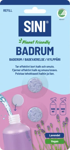 Sini refill för badrumsrengöring, 2-pack