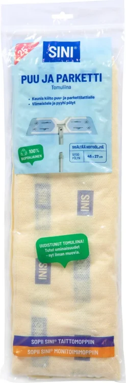 Sini stor dammtrasa golv, trä och läder, 25-pack
