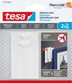 Självhäftande spikar Tesa, 2-pack