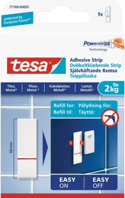 Självhäftande remsor Tesa