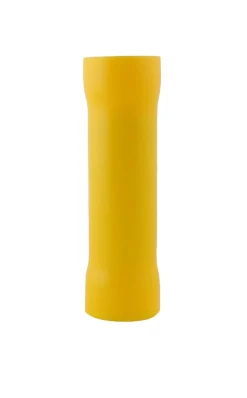 Skarvhylsa 6 mm isolerad gul, 10-pack