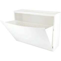 Skoskåp smalt vägghängt plast, 51,5x16x39 cm