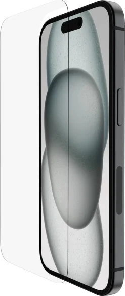 Skärmskydd för iPhone 16 / iPhone 15 / iPhone 14 Pro, Belkin ScreenForce UltraGlass