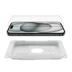 Skärmskydd för iPhone 16 / iPhone 15 / iPhone 14 Pro, Belkin ScreenForce UltraGlass