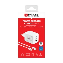 Skross Combo+ reseladdare 100 W PD, EU