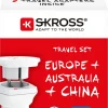 Skross Combo World to Australia China Europe adapter