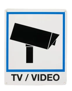 Skylt, kameraövervakning