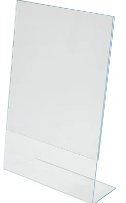 Skyltställ bord, vinklat