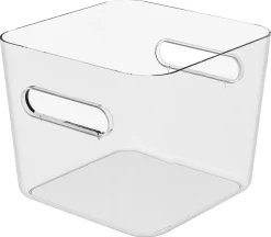 SmartStore Compact Square förvaringslåda plast, genomskinlig
