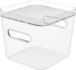 SmartStore Compact Square förvaringslåda plast, genomskinlig