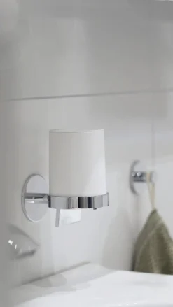 Smedbo DOT självhäftande tvåldispenser, vägghängd tvålpump