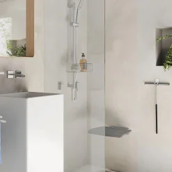 Smedbo Living vägghängd duschsits, fällbar