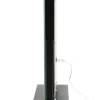 Sminkspegel med LED-belysning, svart, 52 x 44 cm