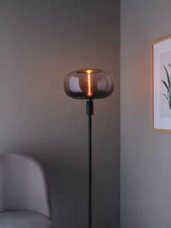 Smokey LED-lampa E27, magnetiskt filament, 30 cm