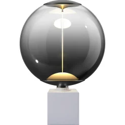 Smokey LED-globlampa E27 12 W dimbar magnetiskt filament, 28 cm