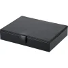 Smyckeskrin herr, smyckesbricka med lock, stapelbar, svart