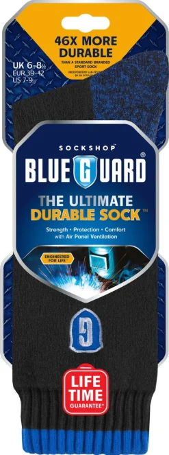 SockShop Blueguard slitstarka herrstrumpor, 1-par