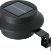Solcellsbelysning för hängrännor svart, 1-pack