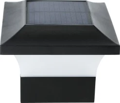 Solcellslampa stolphatt stolplock Northlight, 9,5 x 9,5 cm
