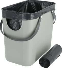 Soppåsar med knytband 25 l, 15-pack