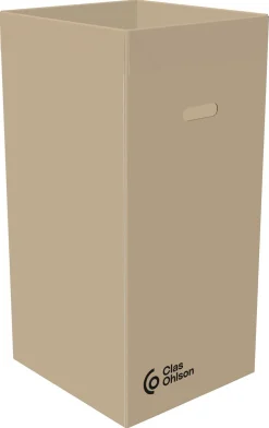 Soptunna wellpapp med bärhandtag, 125 liter