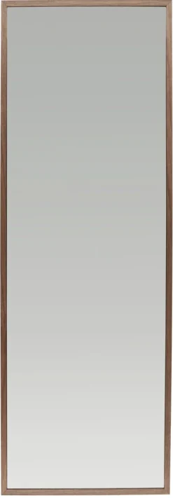 Spegel med träram, för vägg, avlång, 120x40 cm