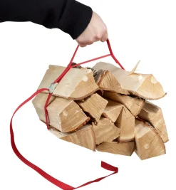 Spännrem med bärögla 18 mm x 1,5 m röd, 2-pack
