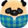 Squishmallow gosedjur Prince Pug, 30 cm
