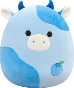 Squishmallow gosedjur Rutanya the Blueberry Cow, 30 cm