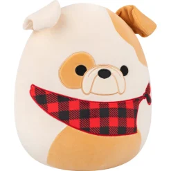 Squishmallows Brock Bulldog gosedjur, 30 cm
