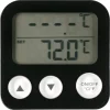 Stektermometer digital, svart