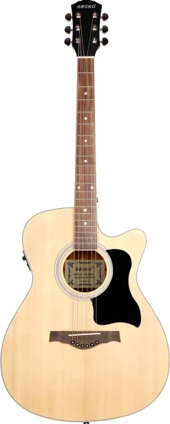 Stålsträngad akustisk gitarr med pickup Gecko