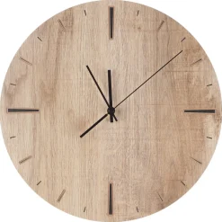 Stor väggklocka i FSC-märkt trä, 36 cm