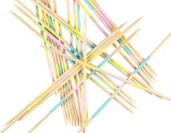 Stort plockepinn i trä, utomhus, 75 cm