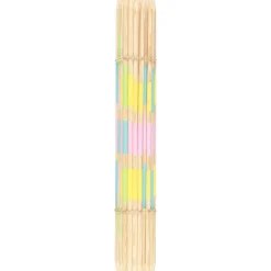Stort plockepinn i trä, utomhus, 75 cm