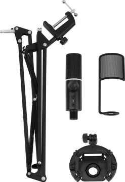 Streamplify MIC USB-mikrofon, RGB och mikrofonarm