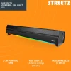 Streetz SB100 soundbar, Bluetooth och RGB, laddbar