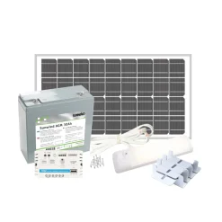 Sunwind uthuspaket 30 W solpanel med tillbehör