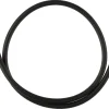 Svart duschslang med ½-tums anslutning, 150 cm