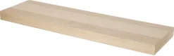 Svävande vägghylla i ekfanér FSC, 60 eller 80 cm