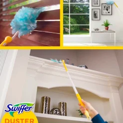 Swiffer Duster XXL Kit dammvippa teleskopskaft, 2 refiller