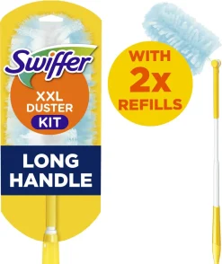 Swiffer Duster XXL Kit dammvippa teleskopskaft, 2 refiller