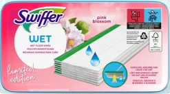 Swiffer Sweeper Wet fuktiga golvdukar rosa, 24-pack