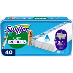 Swiffer Wet Pet fuktiga rengöringsdukar refill, 40-pack